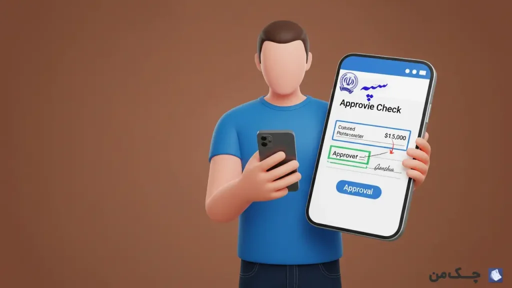 تایید چک صیادی بانک سپه ایران