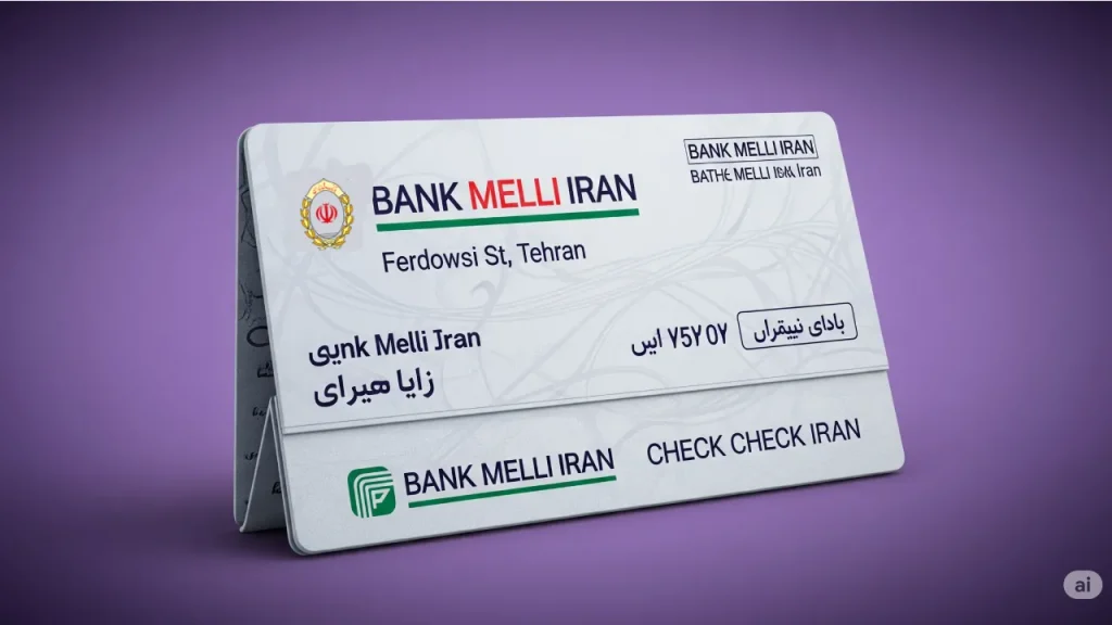 چک بانک ملی ایران