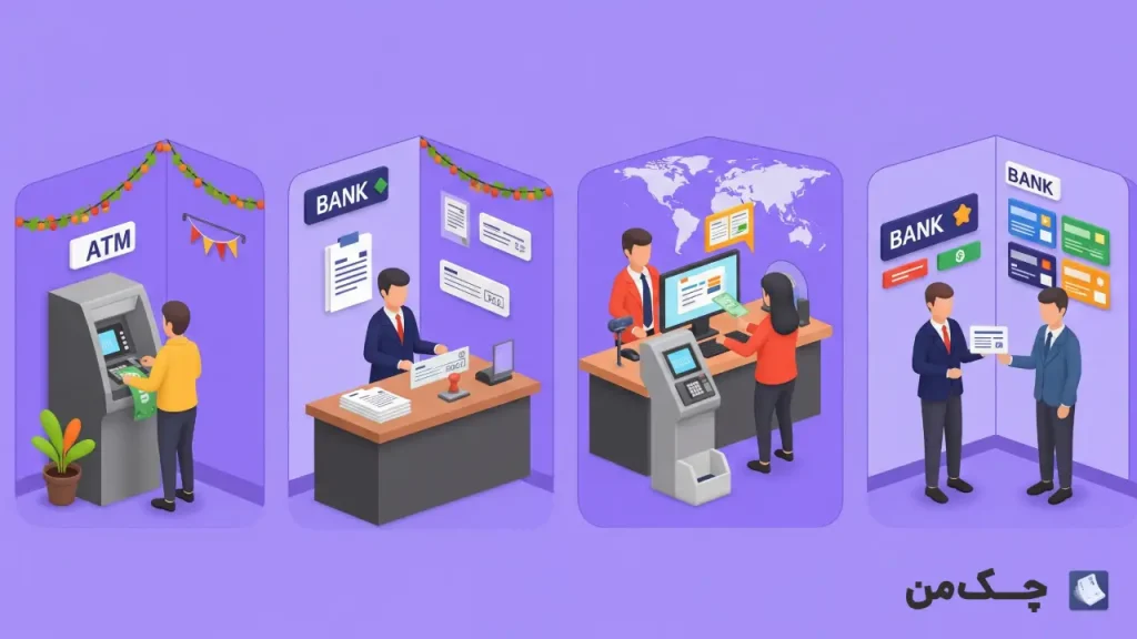 شعب کشیک بانک های ایران