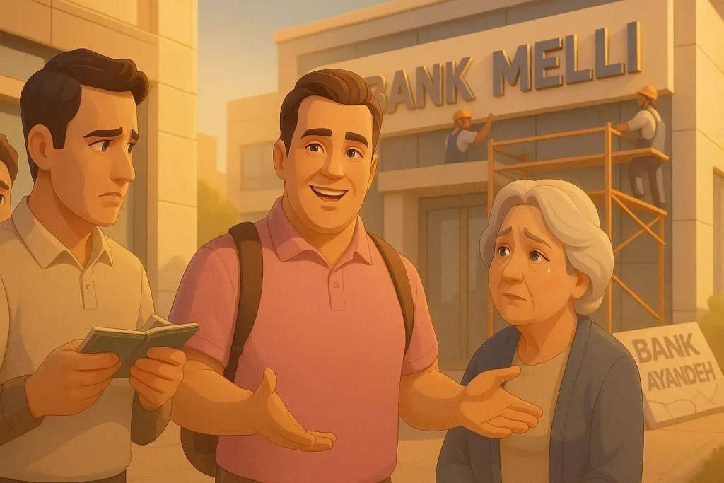 انحلال بانک آینده