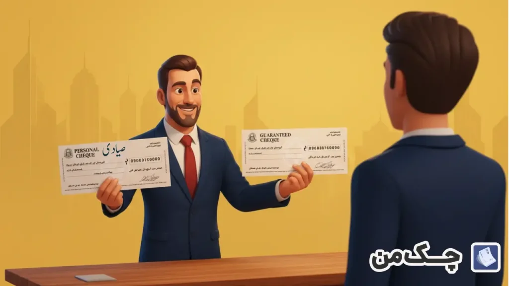 تفاوت چک تضمینی با صیادی