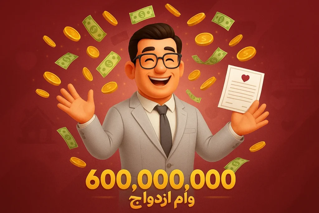 وام ازدواج 600 میلیون